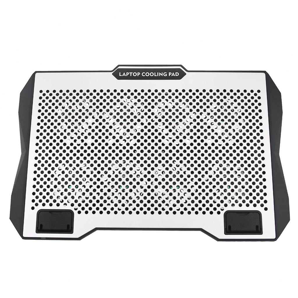 S608 RGB Light Laptop Cooler 8 Fans Adjustable Height Notebook Cooling Pad with Phone Holder