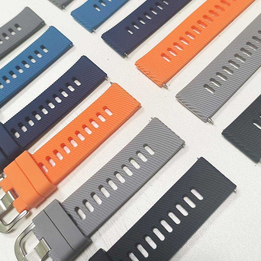 Silicone 20mm 22mm Band for Amazfit BALANCE Strap GTR 4 3 Pro 2e/GTR 42mm 47mm/GTS 4 2 Mini/Bip 5 4 U Bracelet Replace Watchband