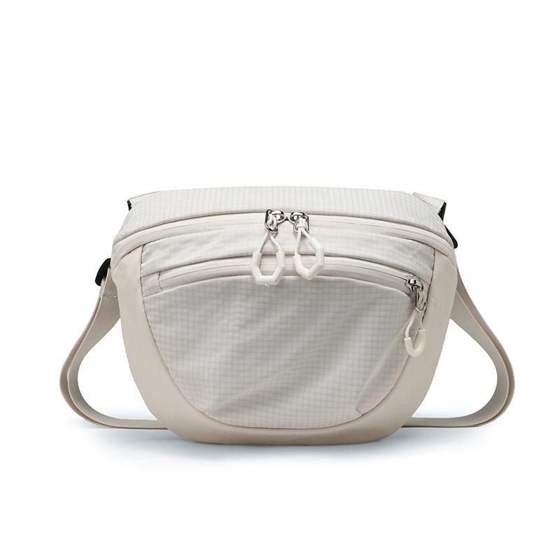 Женская поясная сумка однотонная уличная поясная сумка с карманом для телефона легкая беговая походная кроссбоди слинговая для кемпинга белый 1163₽