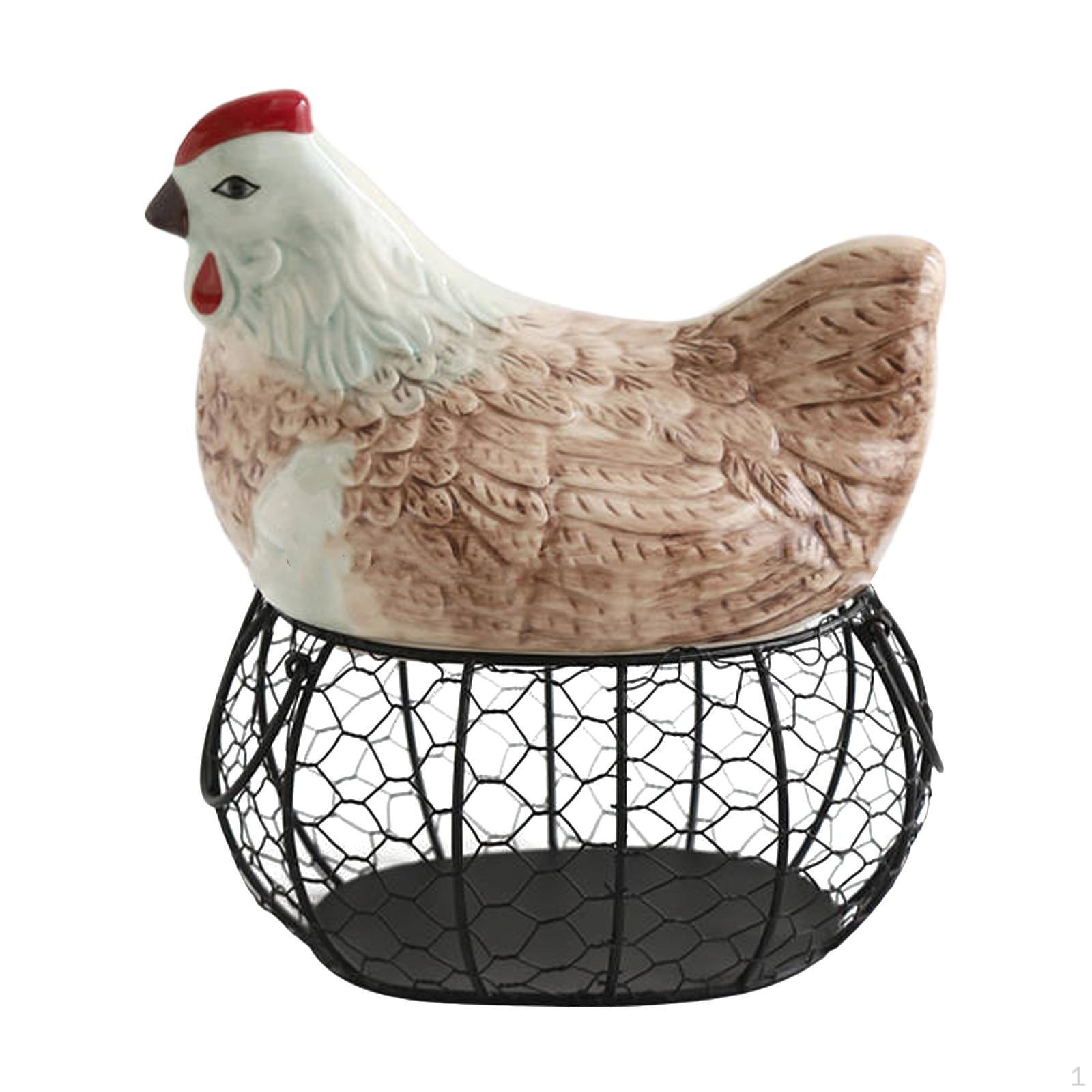 Корзина для хранения яиц контейнер для установки на столешницу Iron Brown 3439₽