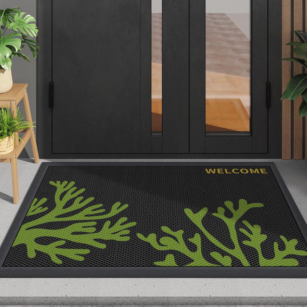Villa Entry Mat: Durable, Non-Slip, Mud Scraper with Easy-Clean Elastic Mesh