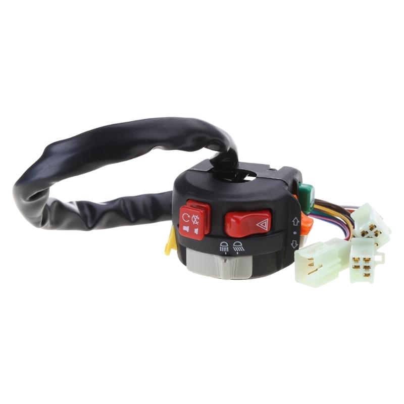 Motorcycle Handlebar Switches Motorbike Handlebar Control Switches Start Turn Signal Horn Switches Button for NMAX155