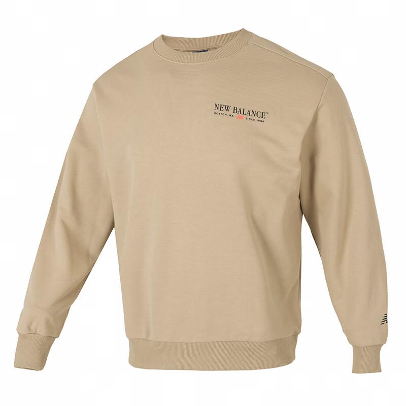 New Balance Sweatshirt Men s Brown AMT51371-SOT 2XL