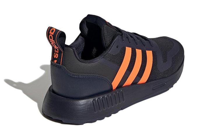 Adidas Originals Multi Abrasion Resistant Breathable Low top Running Shoes Blue Orange Teenagers GW3005