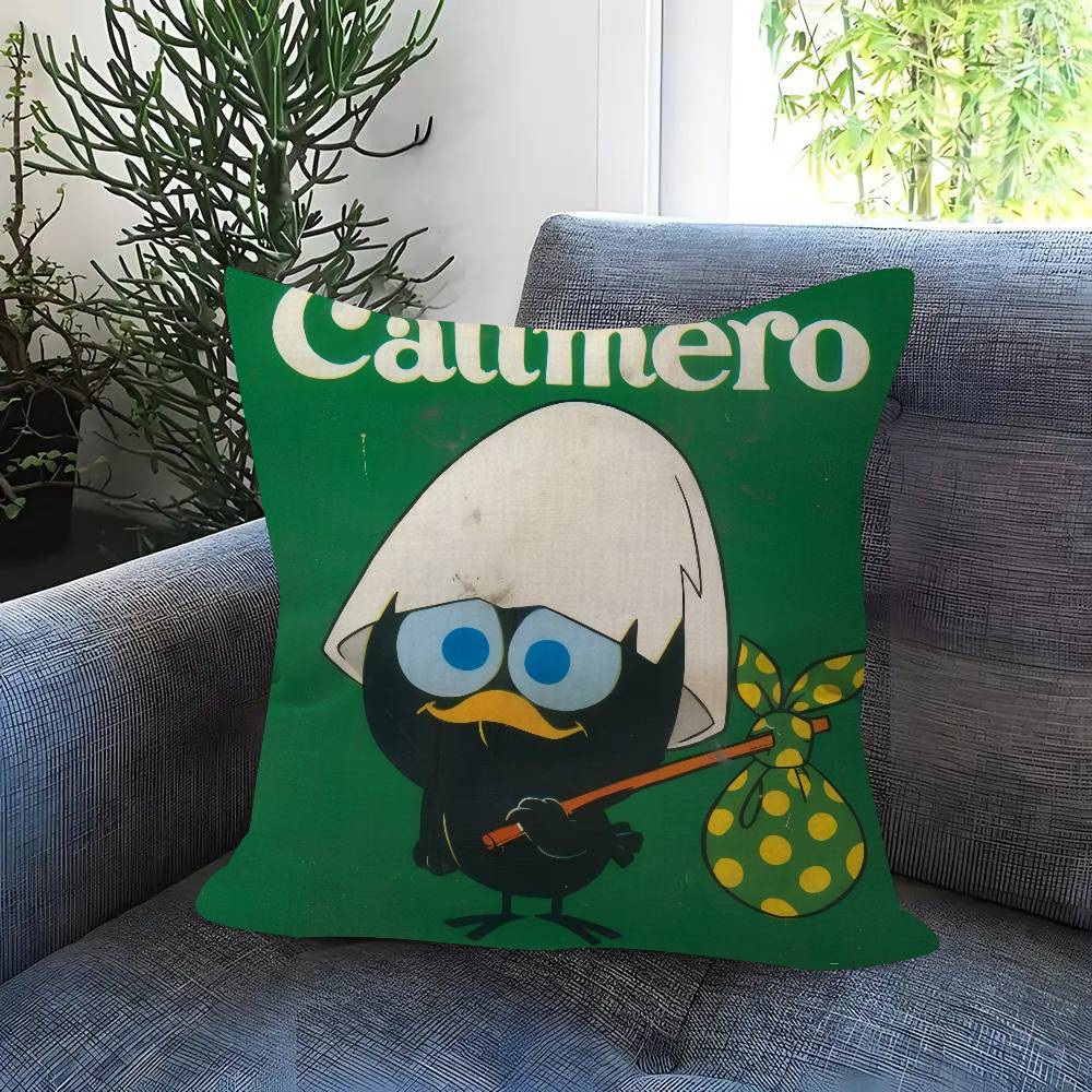 Cartoon CCalimero fun Pillowcase toon Gift Cushion Cover Bedroom Home Sofa Chair Seat Decor pillow case
