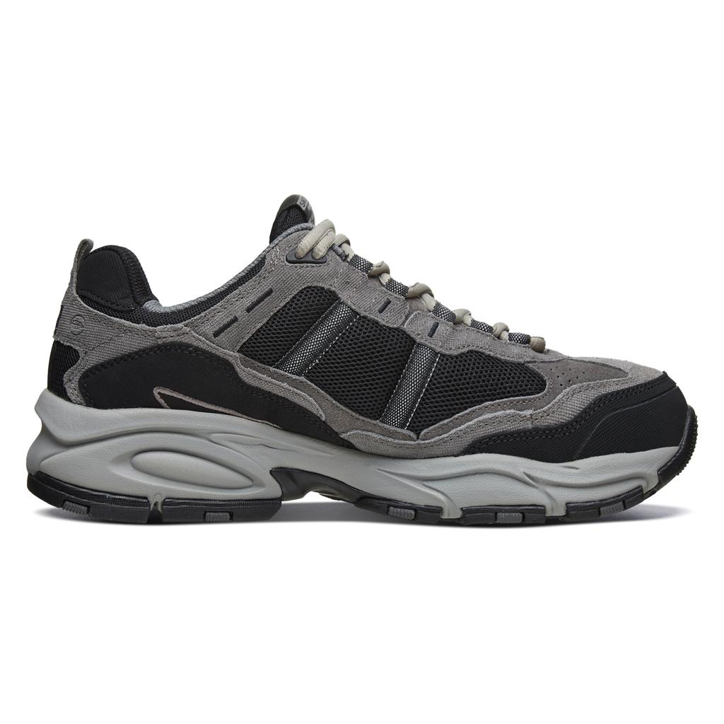 Skechers Vigor 2.0 Abriebfest Abriebfest Niedrig geschnitten Freizeitschuhe Herren Anthrazit Schwarz 51241-CCBK