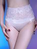 High Lace Waist Panties Sexy Seamless Traceless Briefs Thin Oil Shiny Sheer Transparent Underwear Exotic Woman Lingerie