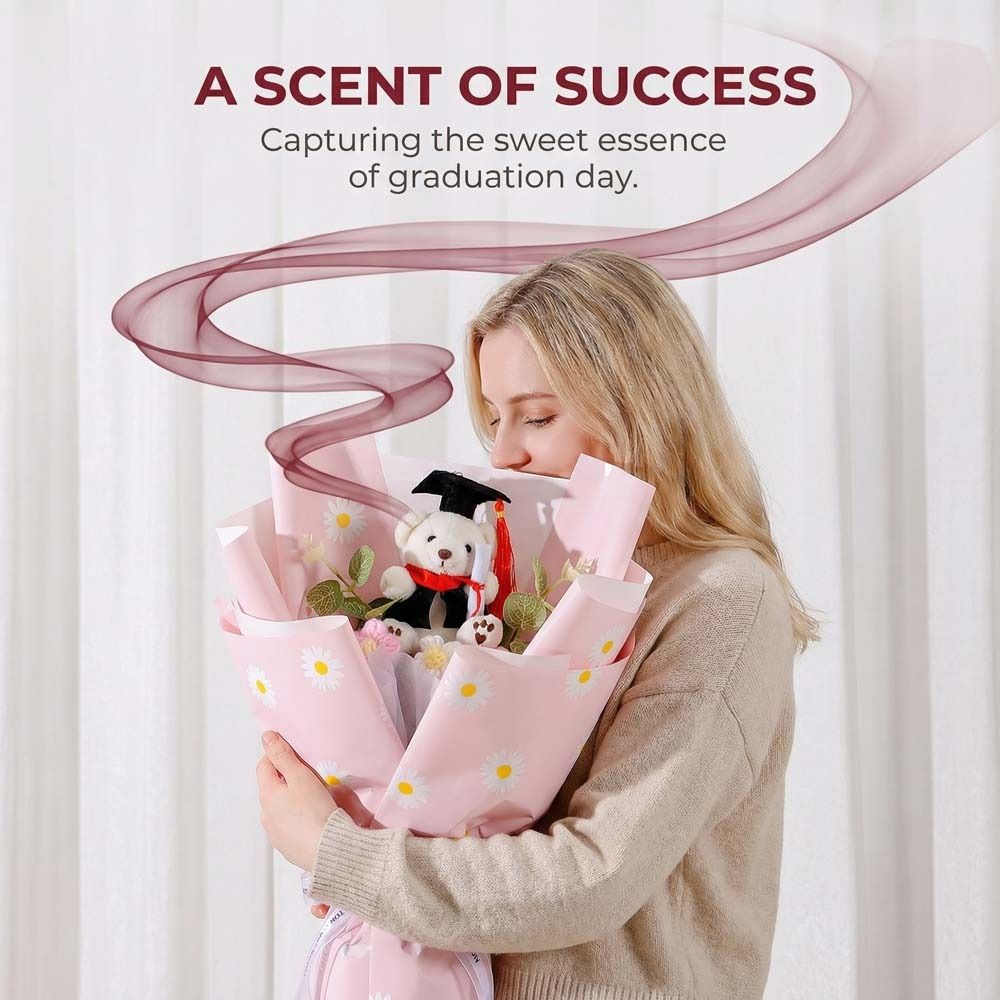 Stuffed Little Bear Doll Bouquet Plush Animal Simulated Bear Doll Bouquet  Kids/Children Toys