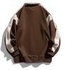 Men's Retro Color Block Lapel Zipper Hoodie - Spring/Autumn Casual Sportswear 2025