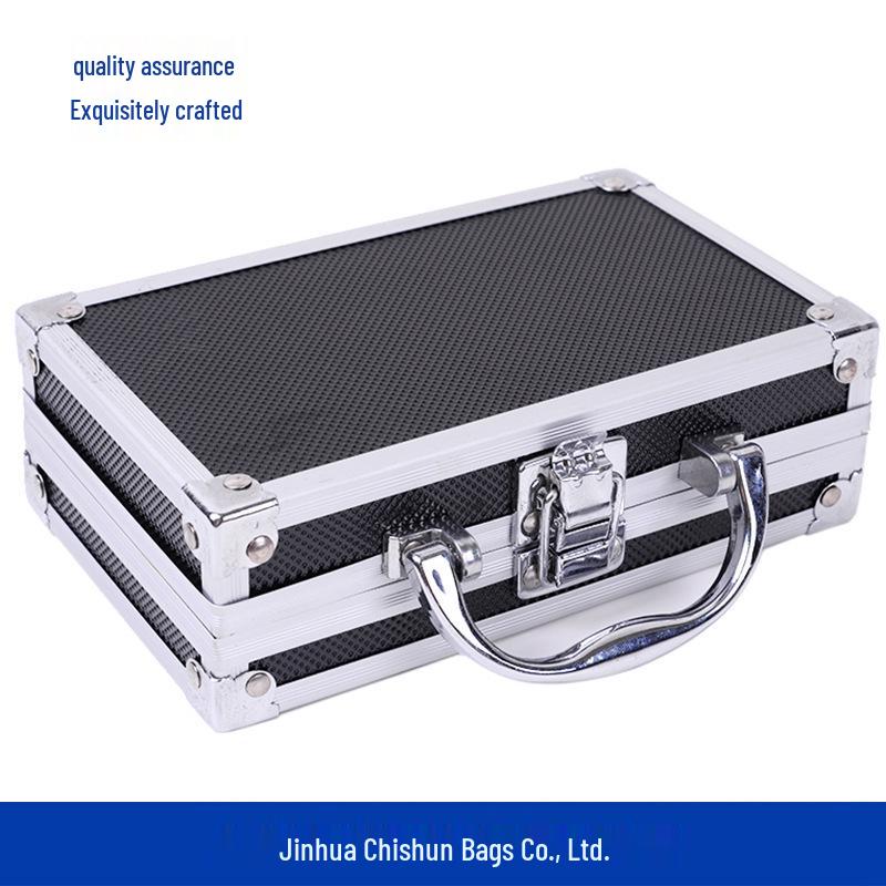 Portable Multi-Functional Aluminum Alloy Briefcase for Toy Gun Storage & Tools