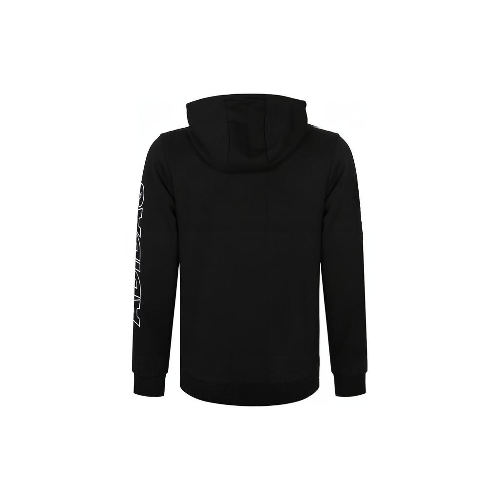 Adidas Neo Logo Print Hoodie Pullover Men Hoodies Black DX0053