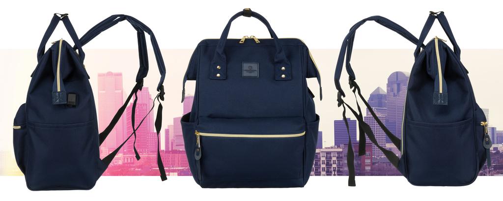 Ptn Alfa-6010 Navy Fabric Backpack