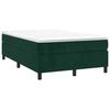 Maison Exclusive - Sommier à lattes de lit avec matelas vert foncé 120x190 cm