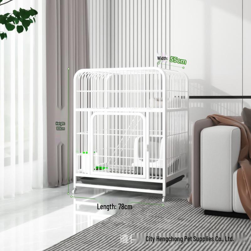 Extra-Large Three-Layer Cat Cage Villa for Household Use