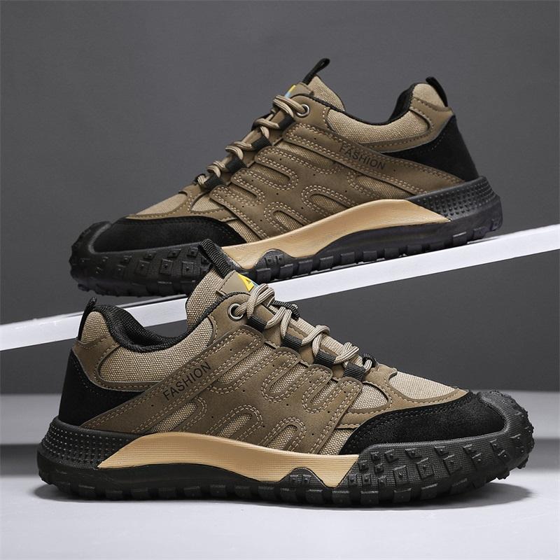 Outdoor Men Climbing Shoes Breathable Hikking Shoes Non-slip Casual Sneakers Walking Running Jogging Tennis Athletic Sport Shoes