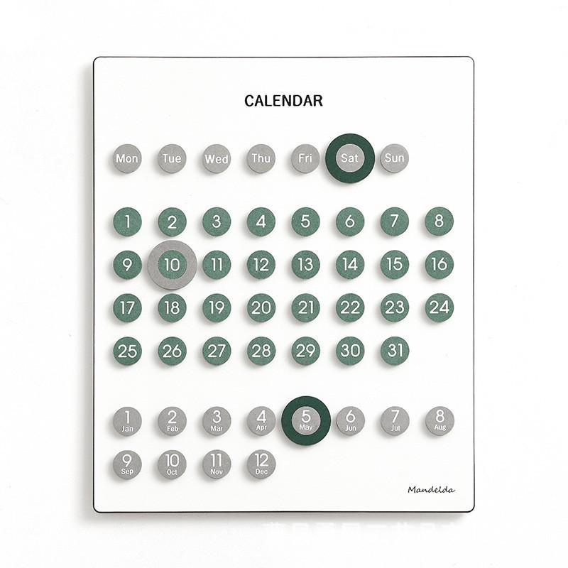 Creative Wooden Perpetual Calendar: Personalized Internet