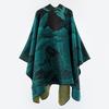 European American Street Style Camouflage Split Warm Shawl Scarf