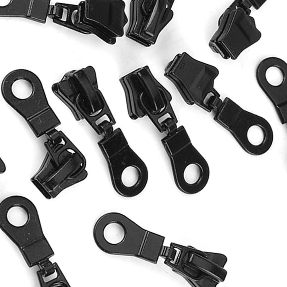 20pcs 1.57inch Replacement Kit Black Zipper Pulls Heavy Duty Zipper Sliders Fastener Replacement