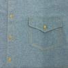 MidiUmi Short sleeve Chambray shirt Blue Men's Used