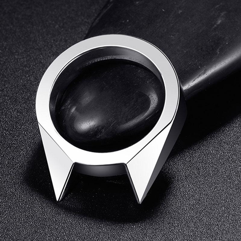 NEW Outdoor Survival Self-Defense Ring Portable Men's Women Finger Weapon Emergency Broken Glass Punk Hiking Camping Protector