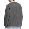 adidas Originals SS25 Girocollo Comoda Casual A Righe Manica Lunga Felpa Uomo Felpa Nera JX2621