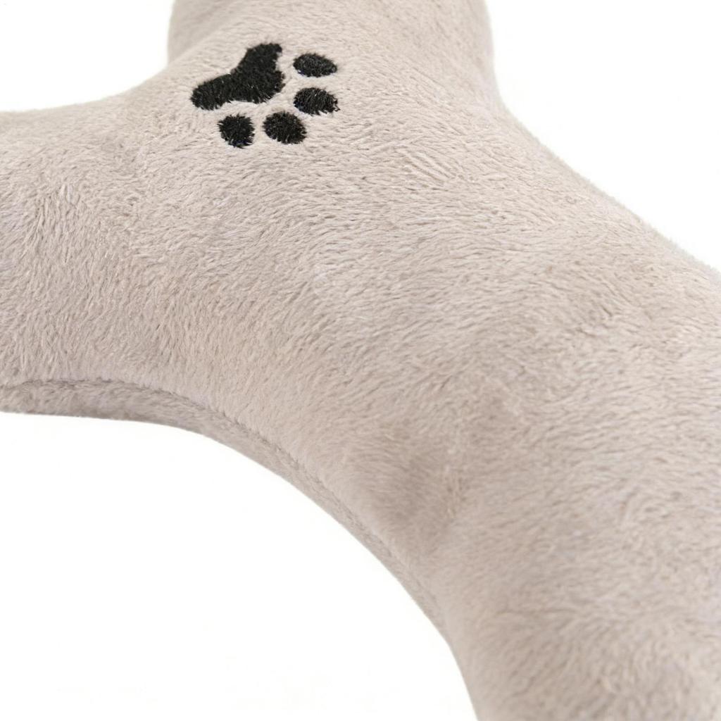 Oreiller pour Animal de Compagnie Jouet à Mâcher Forme d'Os Peluche Jouet Chien Chat Non Toxique Doux Résistant aux Morsures Oreiller Jouet Pour Chiots Chatons Fournitures pour Animaux