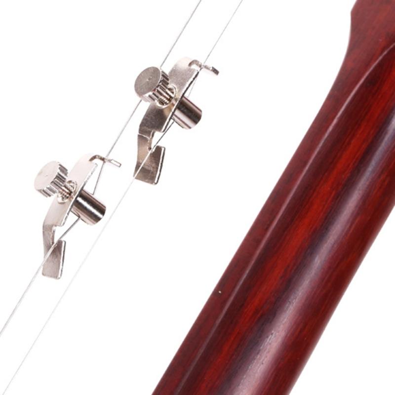 Stainless Steel Erhu Fine Tuners Professional String Adjusters for Clear Sound Easy Accurate Tuning Erhu Accessory