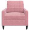 Armchair Pink 60 Cm Velvet