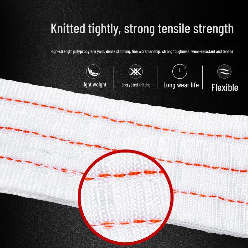 

Посилений строп-петля з подвійною пряжкою для крана: Вантажопідйомність 2Т, 3Т, 5Т, 10Т 1T 1m