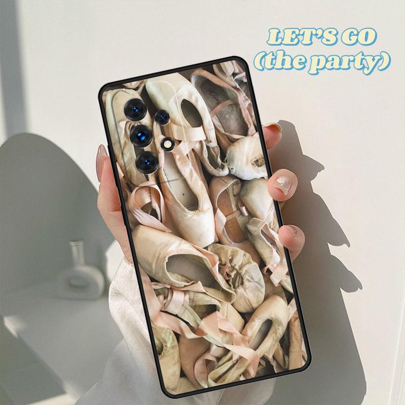 Ballerina En Pointe Ballet Slippers Shoes Dance Dancer case For Samsung A42 A31 A40 A51 A71 A32 A80 A91 A52 A72 A50 A70 A11 A12