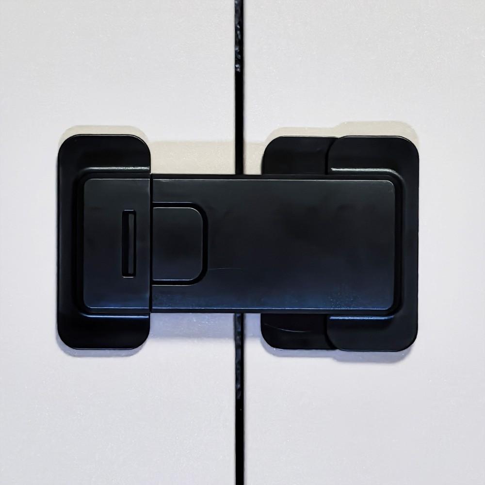 

Useful Baby Safety Lock Multifunction Cabinet Drawer Lock New Refrigerator Door Latch чорний