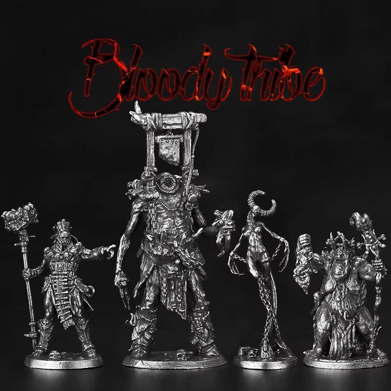 Paintable Metal Tribal Giant Figure Fantasy Warrior Soldier Model Handmade Collectible Toy Gift for Boys Tabletop Game Decor