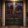 DIY Bloodstained Handprint Window Sticker Spooky Party Door Stickers  Window Decoration