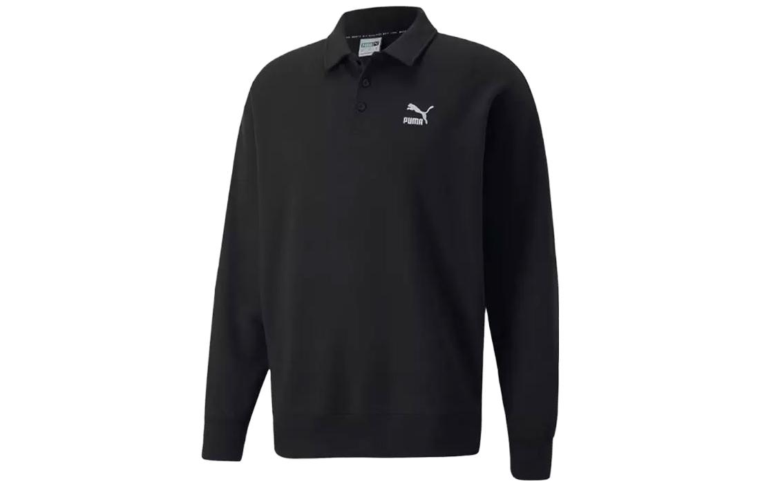 PUMA Спортивная коллекция Life Поло Мужские Черный Воротник-поло Умеренный Другое 537697-01 XL