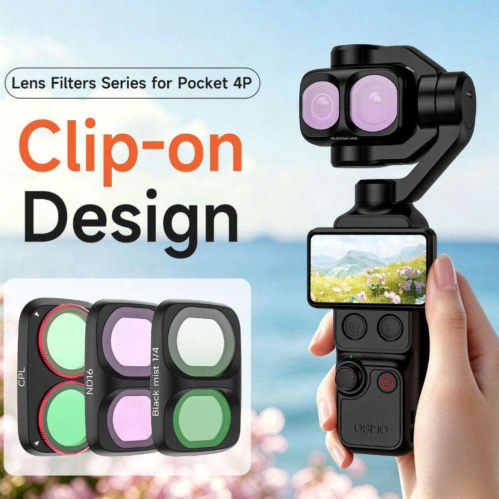 MCUV/CPL Filters Kit ND8/16/32/64 Lens Protector for DJI Osmo Pocket 4P Gimbal Camera Accessories