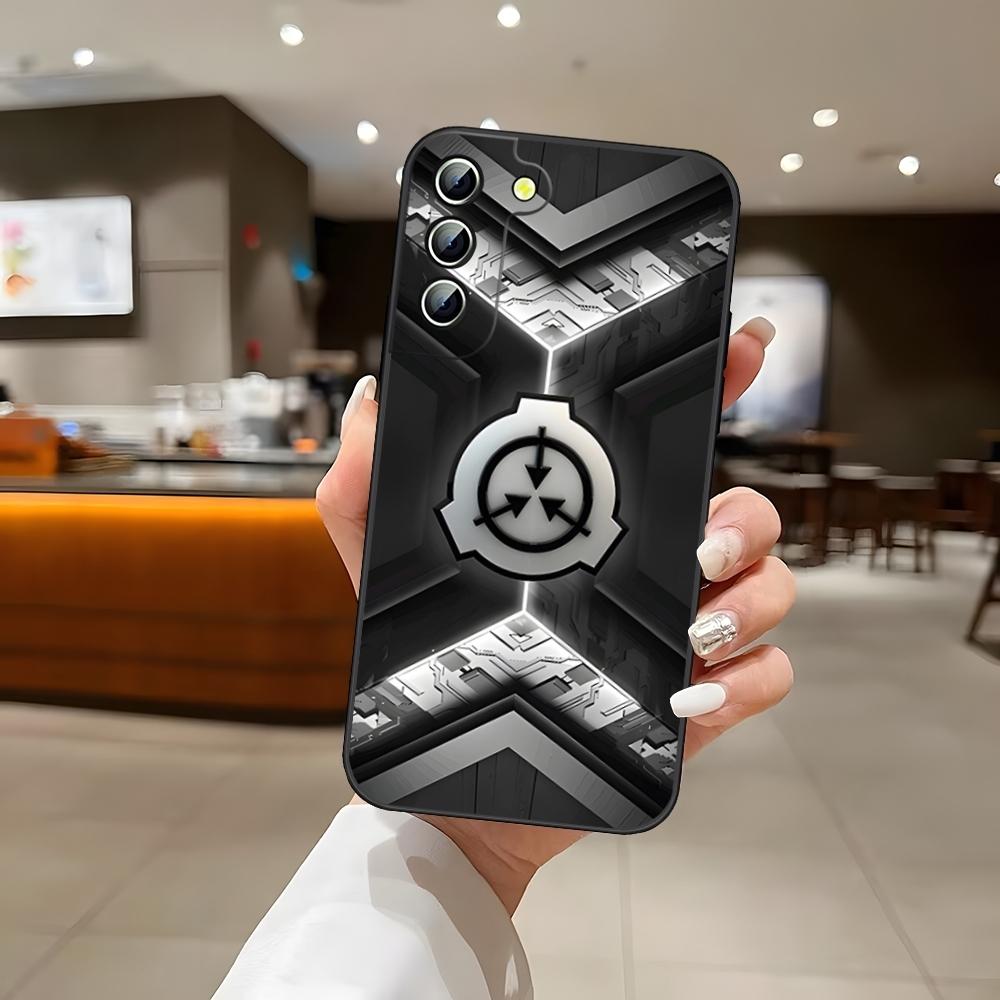 SCP S-Special Containment Phone Case For Samsung S24 Ultra S22 S23 S25 S20 Fe S21 Plus A54 A34 A16 A53 Back Cover