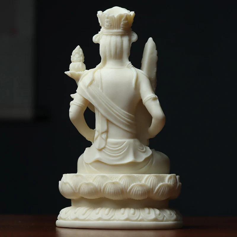 Chinese Buddha statues Resin statues, wisdom and blessings Zen enthusiasts Home, Living Room, Office Feng Shui Character Statues
