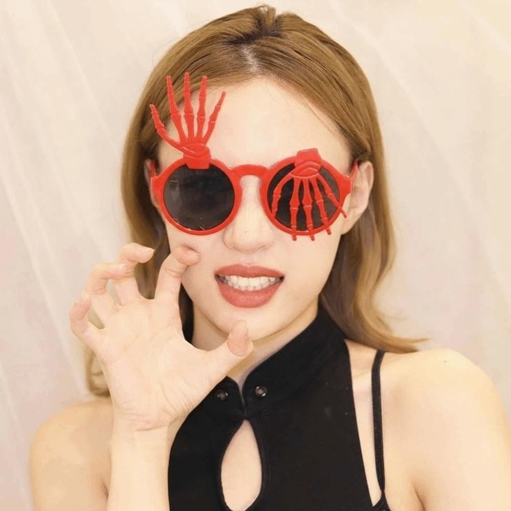 Spider Web Halloween Party Sunglasses Plastic Frame Novelty Holiday Eyewear Prank Gifts