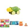 Plant Vs. Zombie Toy Olive Machine Gun With Pea Clip And Corn Shooter Accessories