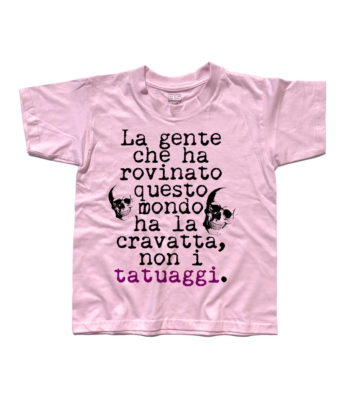 Kids T-Shirt The People Who Ruined The World Wear Ties Not Tattoos 100
