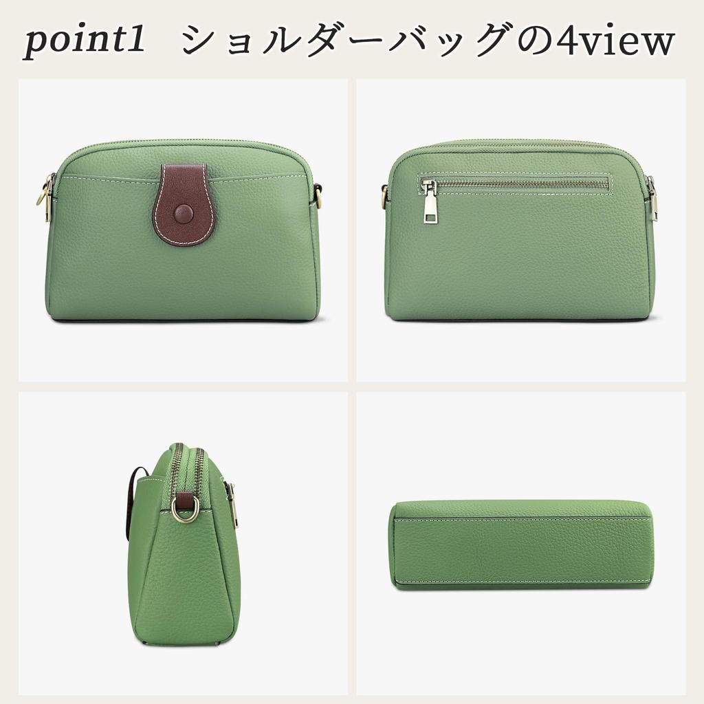 Schulter Echt Umhänge Schulter Mini Klein mit Reißverschluss Geschenk [FUKUYIN] Tasche, Leder, Damen, 2-Wege-Tasche, Handtasche, Tasche, Tasche, Fach, Leichtgewicht,