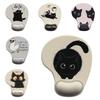 Silicone Comfortable Wrist Rest Soft Desktop Wrist Support Cartoon Animal Mouse Pad  Computer