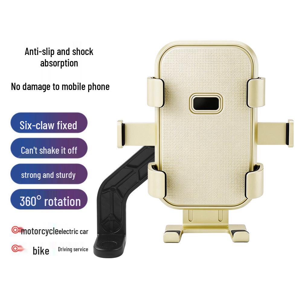 Cycling Phone Holder for Scooter, Motorcycle, and Bicycle Delivery Riders - Essential Navigation Support Stand.