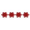 4PCS Christmas Snowflake Shaped Cup Mat Anti-Skid Table Placemat Coaster Xmas Holiday Decor