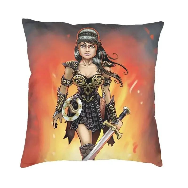 Luxury Xena Warrior Princess Cushion Cover Polyester Adventure Fantasy TV Pillow Case Living Room Decoration Pillowcase