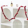 Red Ribbons Bell Pendants 2.7m Xmas Tree Hanging Bells  Festive Atmosphere