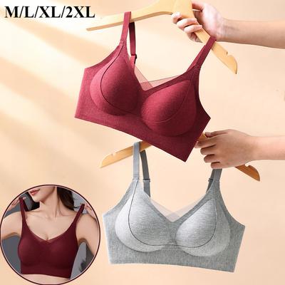 Women's Seamless Bra Small Chest Push Up Underwear Comfortable Lifting Wireless Bra