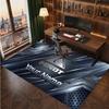 Tappeto in Cristallo Vellutato Personalizzato Fendt, Tappeto Morbido Antiscivolo con Testo Nome Personalizzato per Soggiorno Camera da Letto