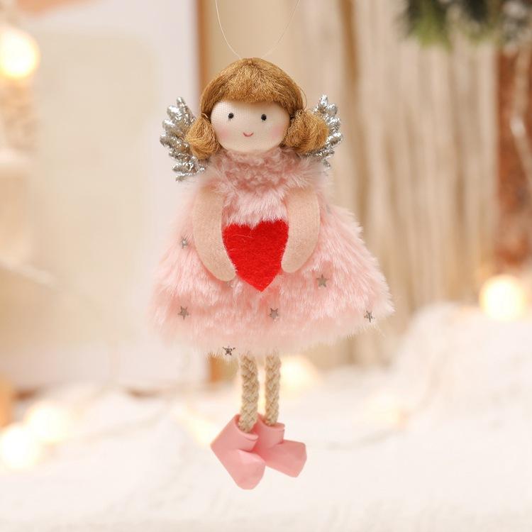Weihnachtsdeko Love and Peace Love Schutzengel Christbaumschmuck Anhänger
