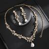 Elegant Rhinestone Jewelry Set Sparkling Crystal Bridal Necklace Bridal Accessories  Bridal Wear